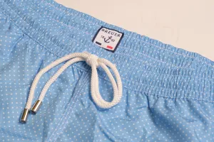 Breuer Dots Swim Trunk - Light Blue