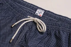Breuer Dots Swim Trunk - Navy