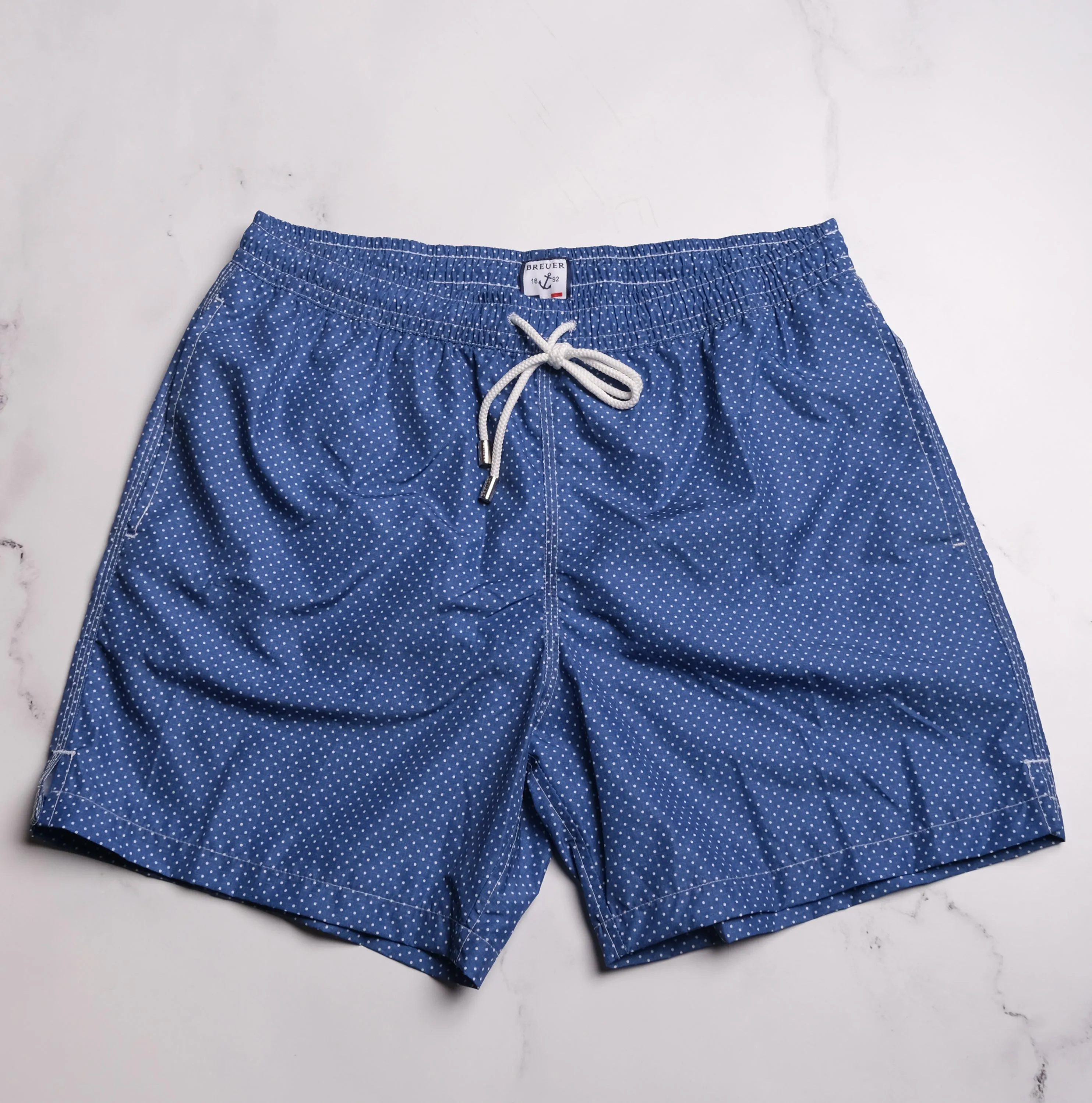 Breuer Dots Swim Trunk - Royal