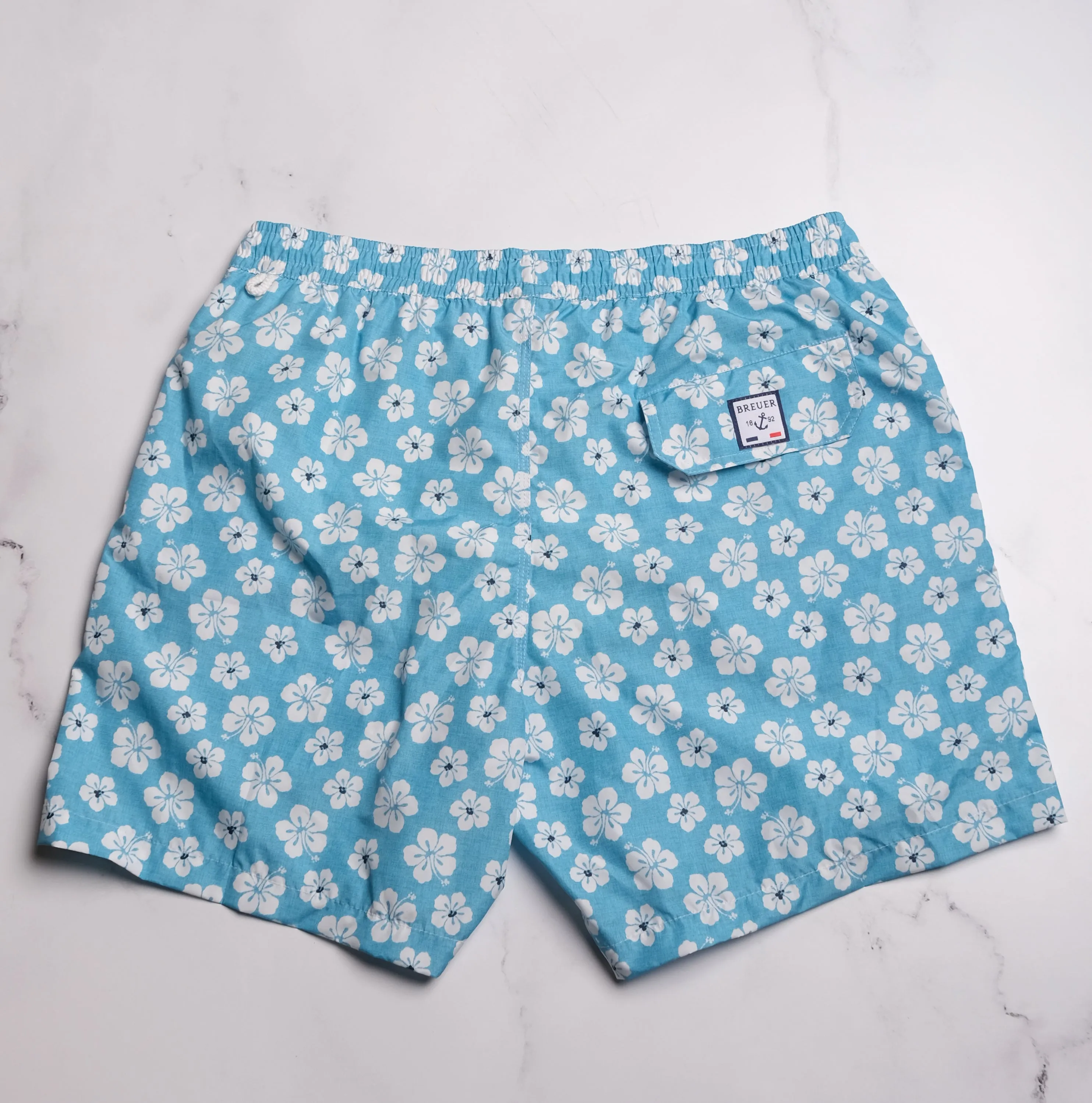 Breuer Floral Swim Trunk - Teal