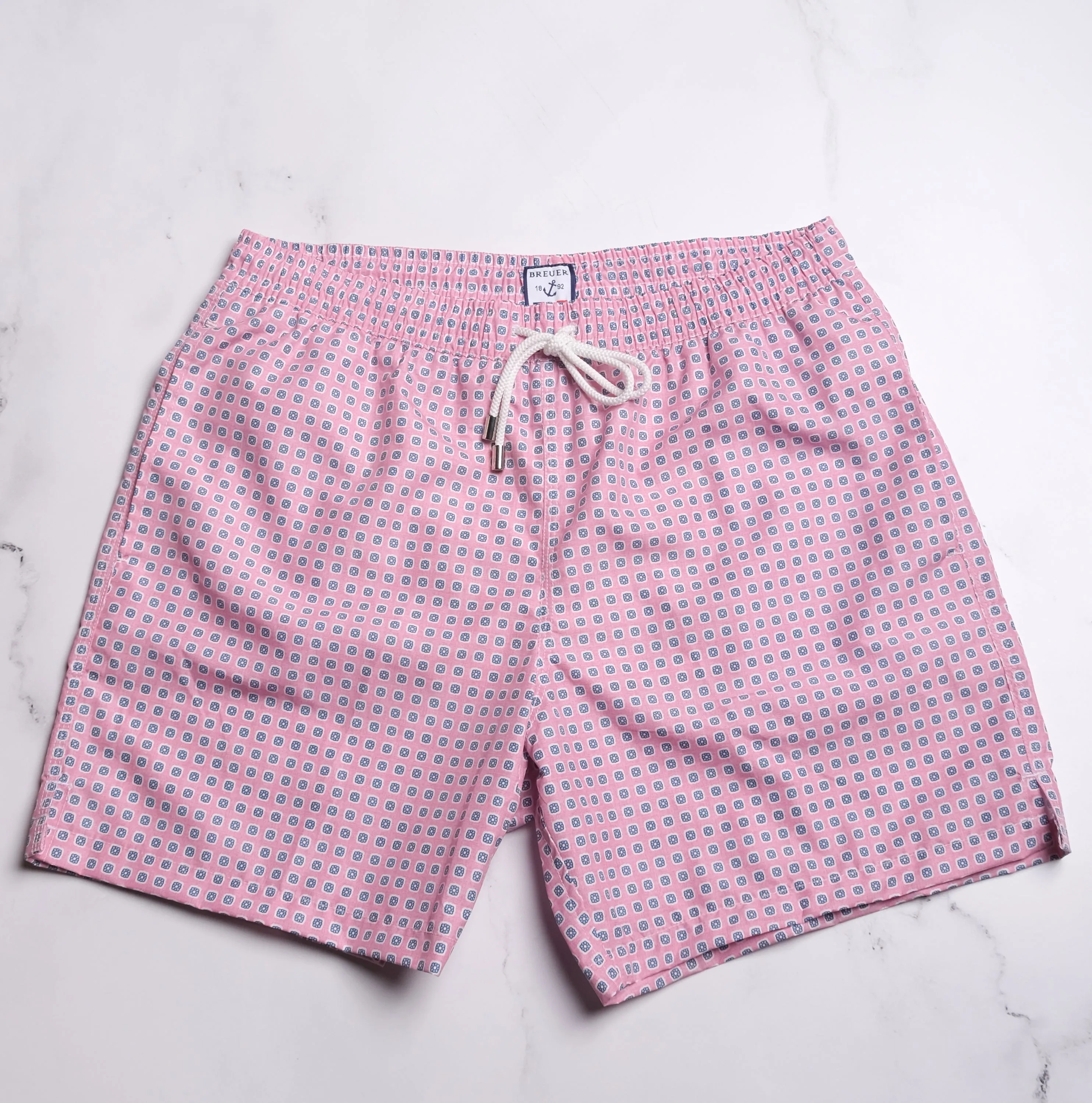 Breuer Foulard Swim Trunk - Pink