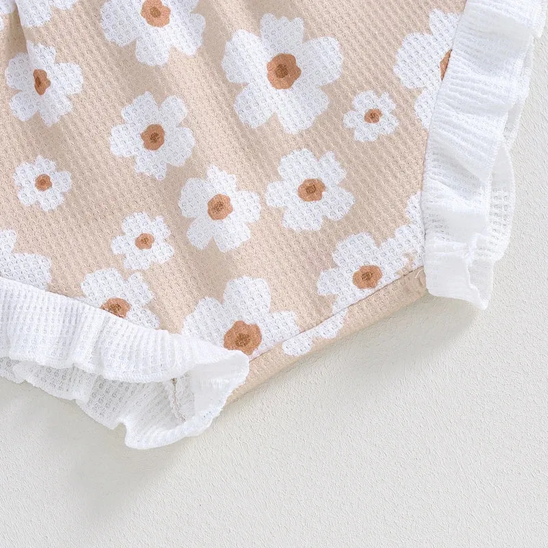 Brown Floral Set