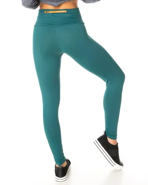 Buttery Soft Eco Compress F/L Tights - Emerald
