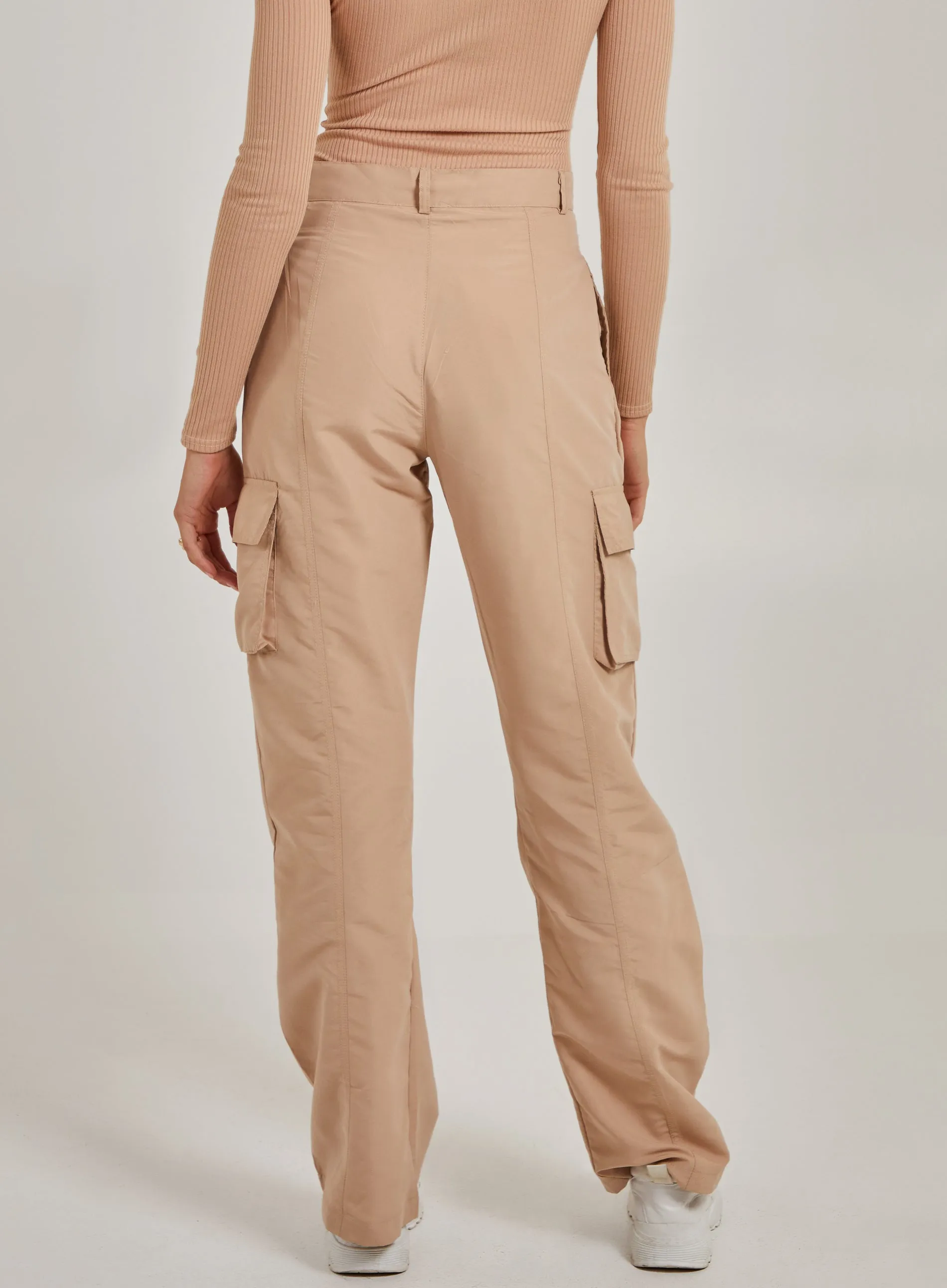 Cargo Trousers With Seam Detail
