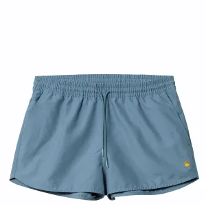 Carhartt WIP W' Chase Swim Trunks Icy Water / Gold