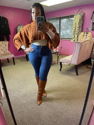 Carmel Cable Knit Sweater