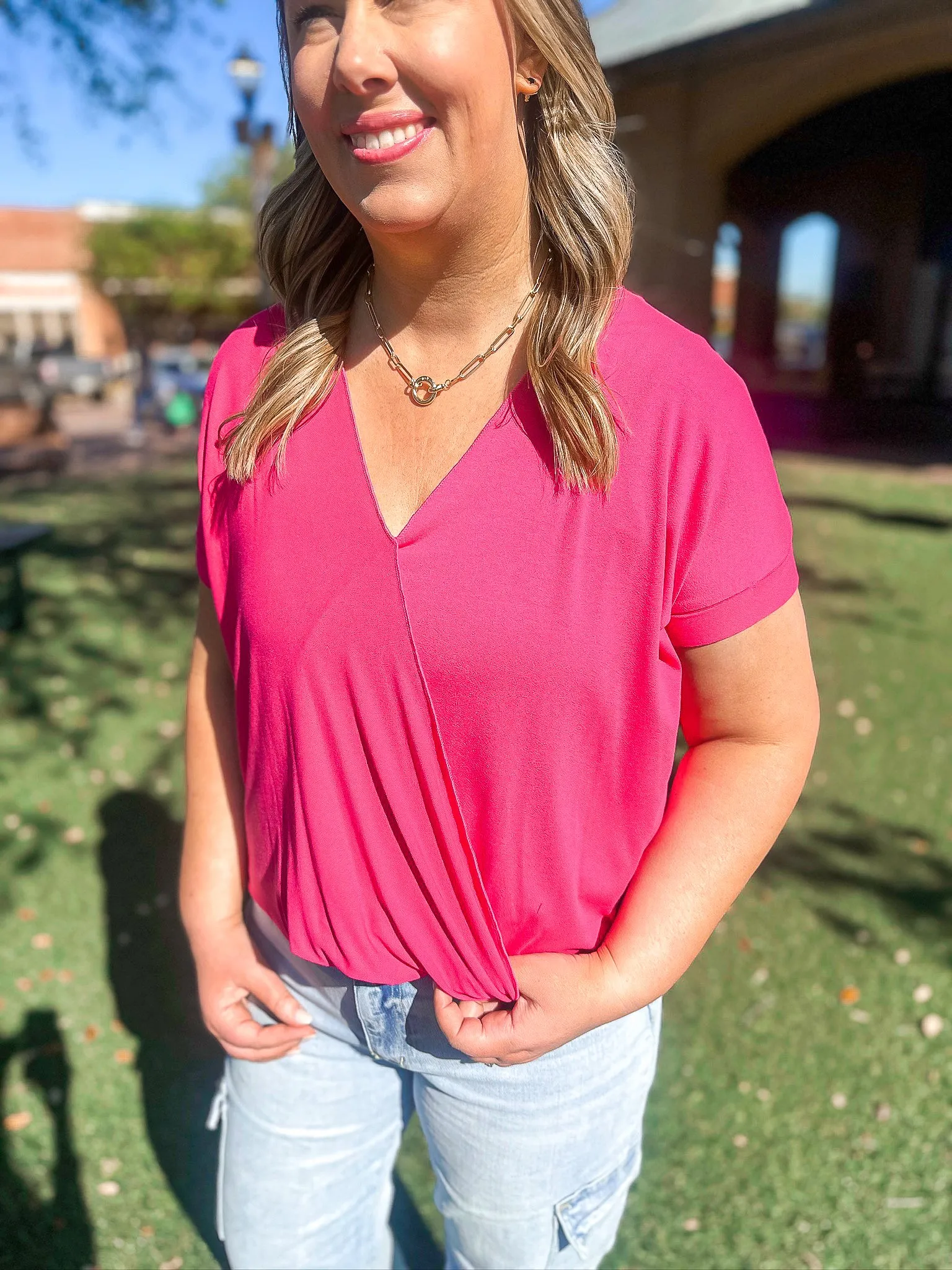 Cheryl Surplice Top