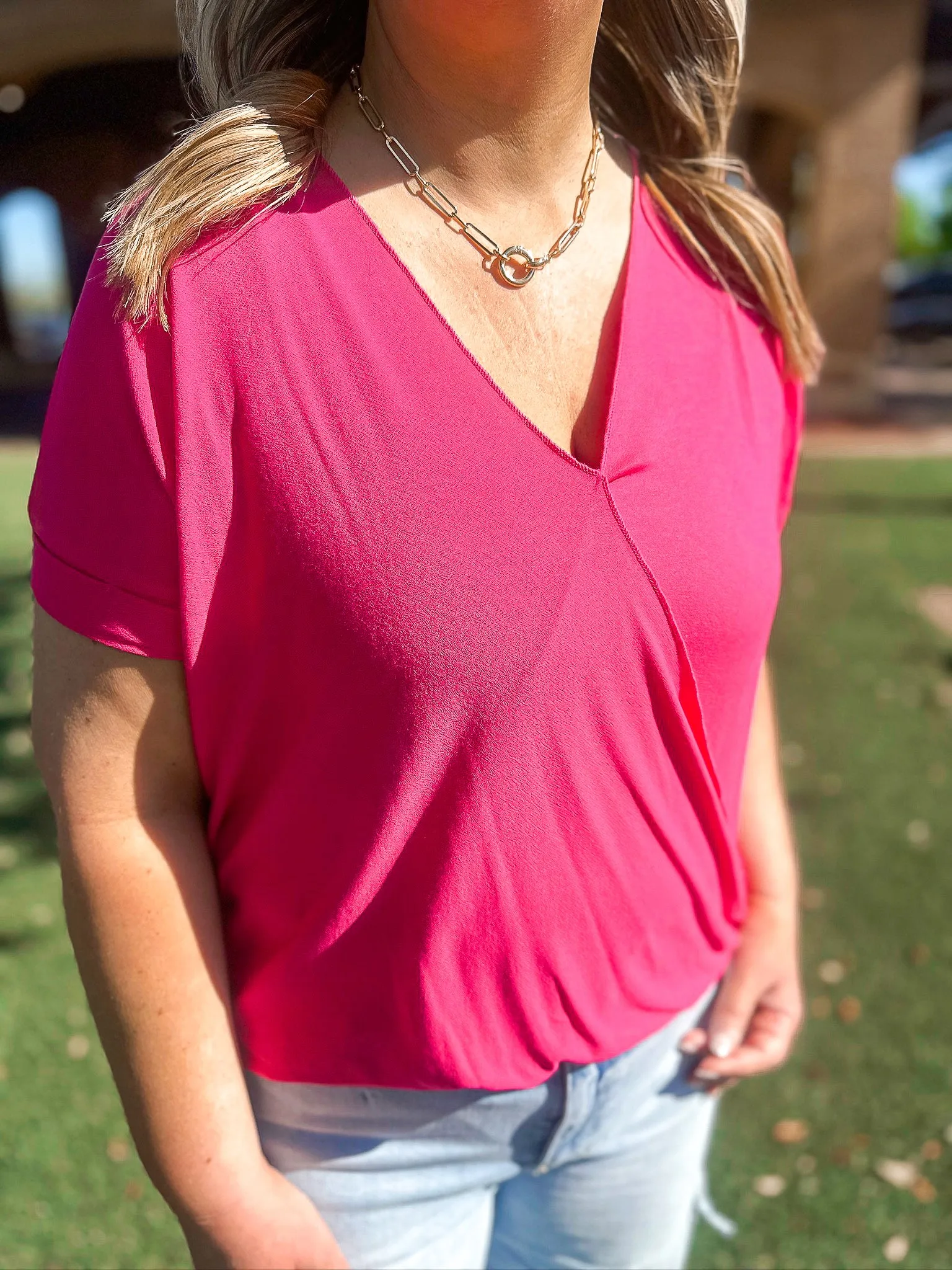 Cheryl Surplice Top