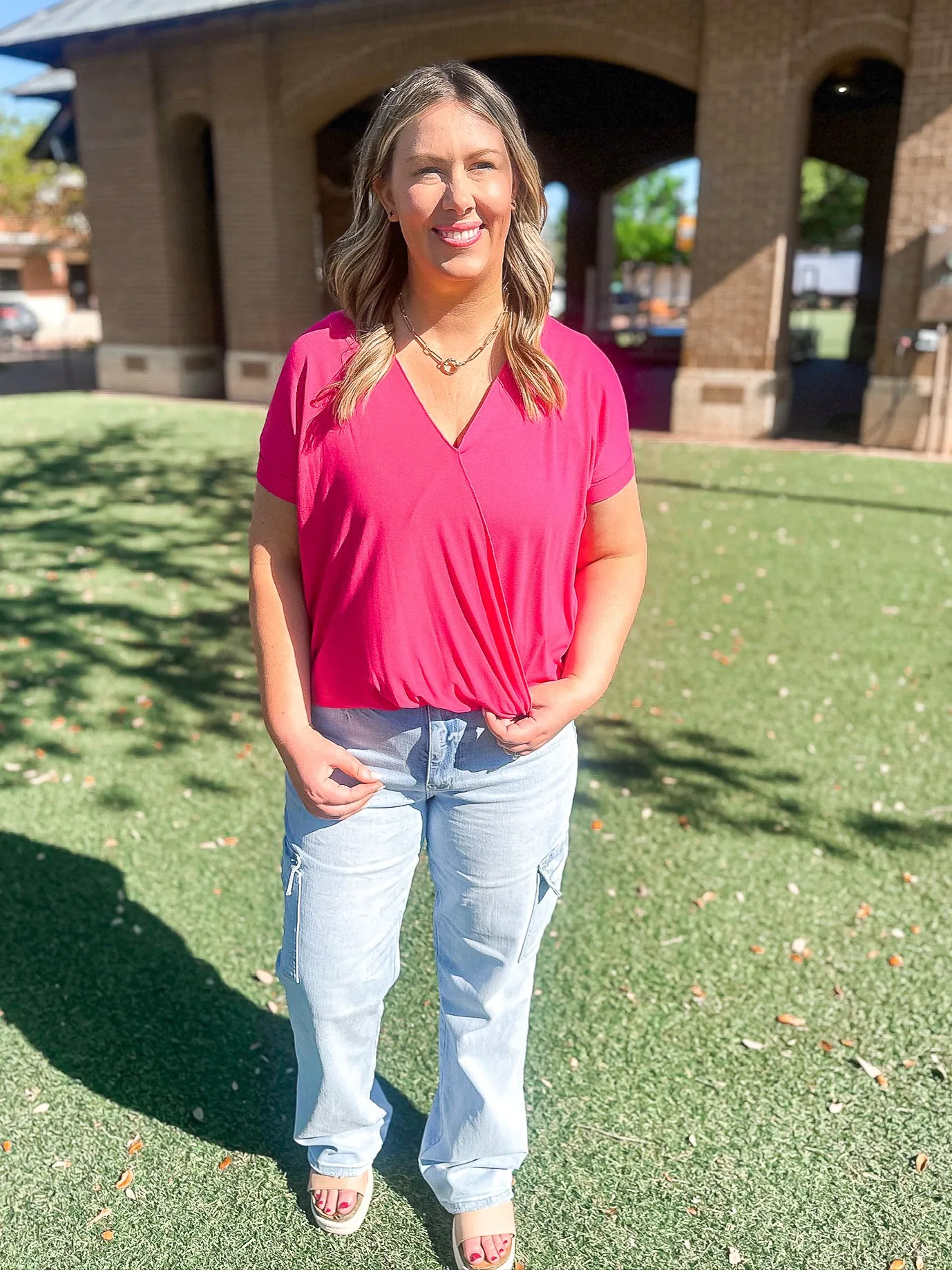 Cheryl Surplice Top