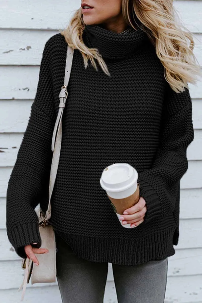 Chicindress New Loose Style Turtleneck Sweater(3 Colors)