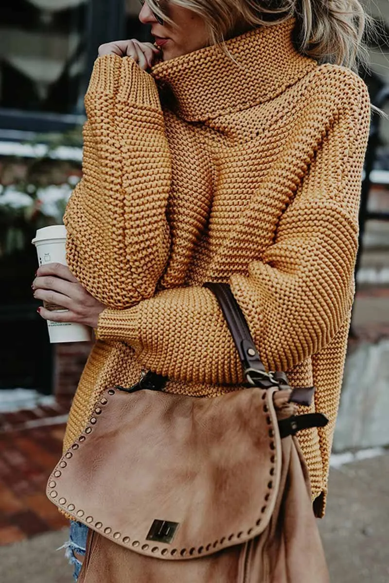 Chicindress New Loose Style Turtleneck Sweater(3 Colors)