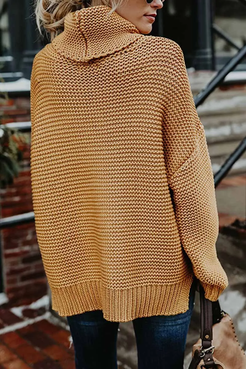 Chicindress New Loose Style Turtleneck Sweater(3 Colors)