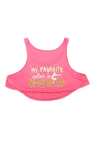 Child Gymnastics Crop Tank
