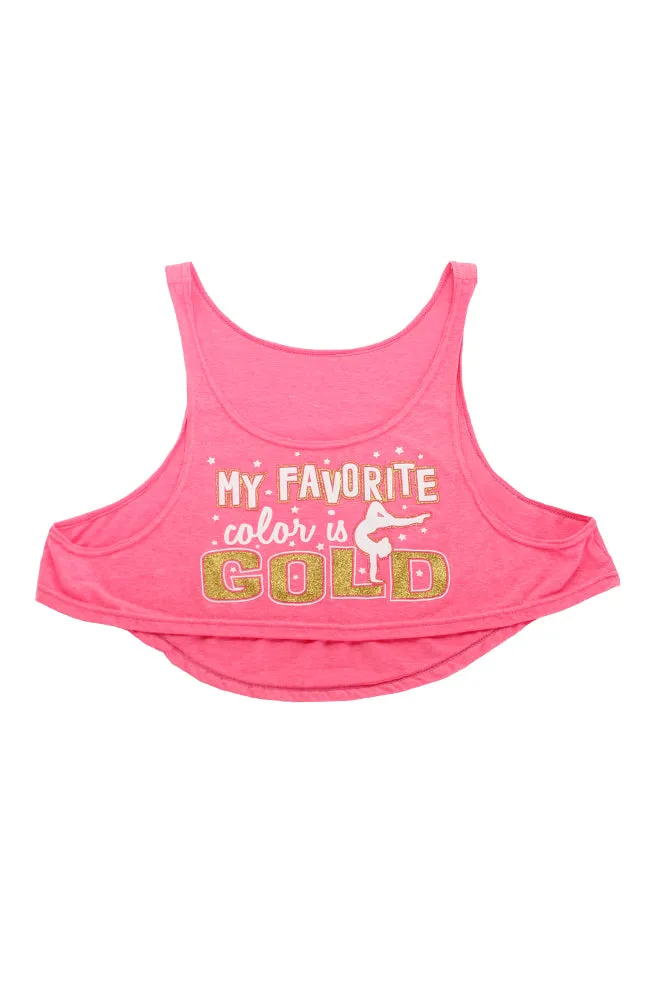 Child Gymnastics Crop Tank