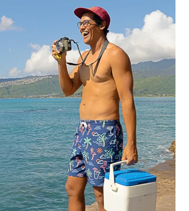 Chubbies The Neon Lights 7" - Classic Swim Trunk