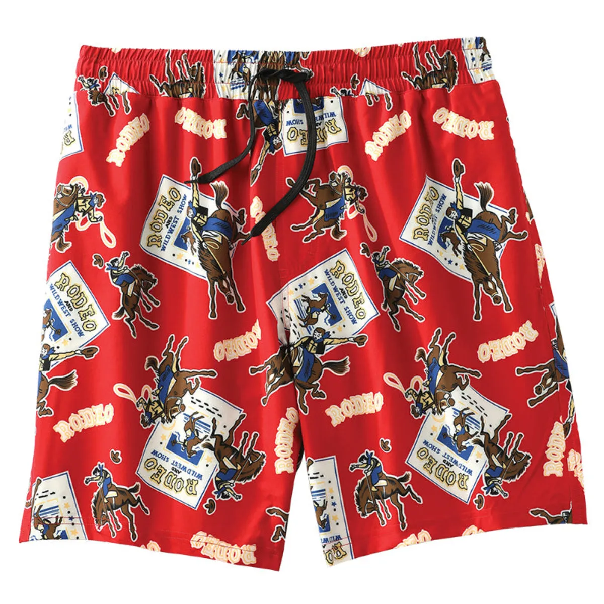 Cinch Mens Red Swim Trunk