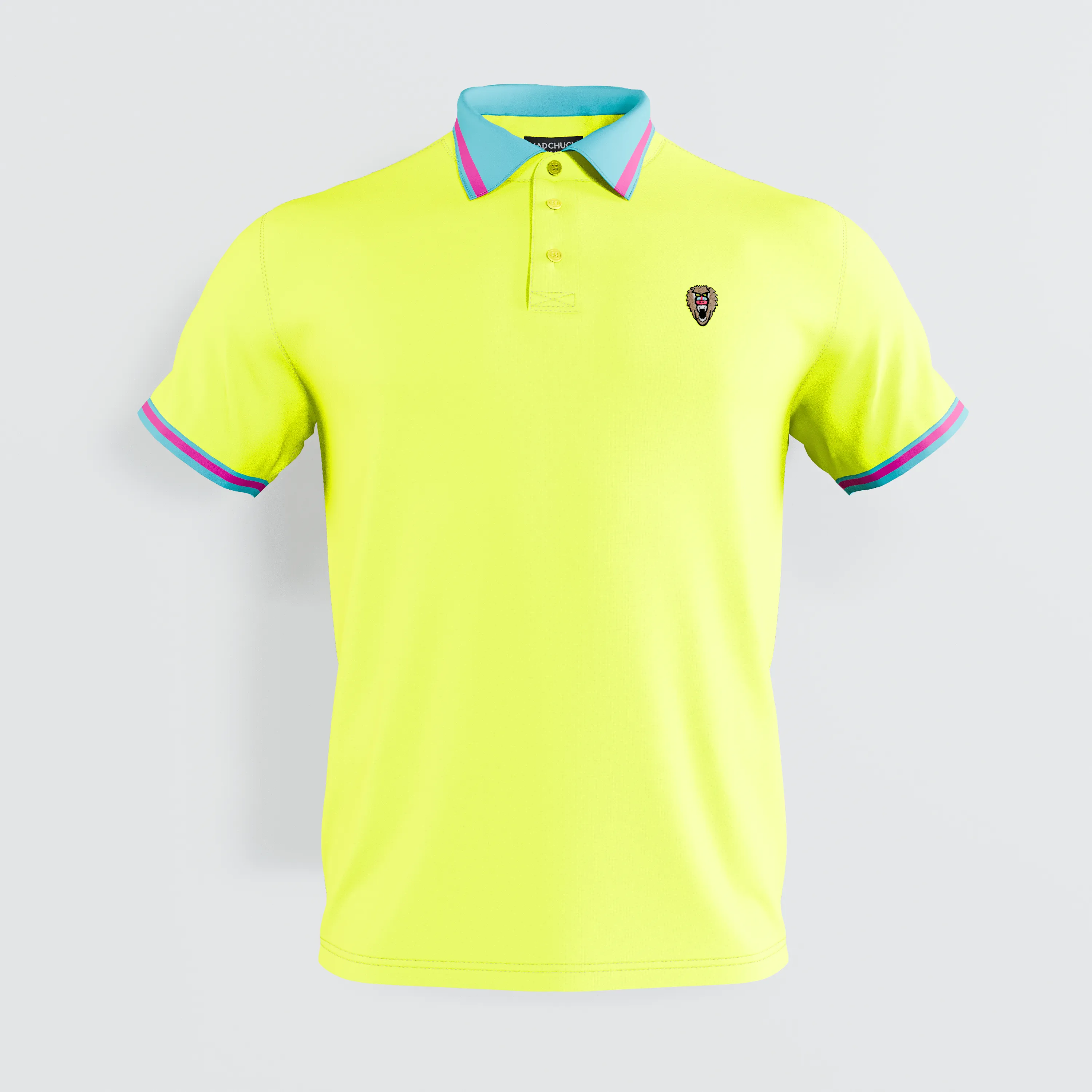 Citron Tri-Tone Polo