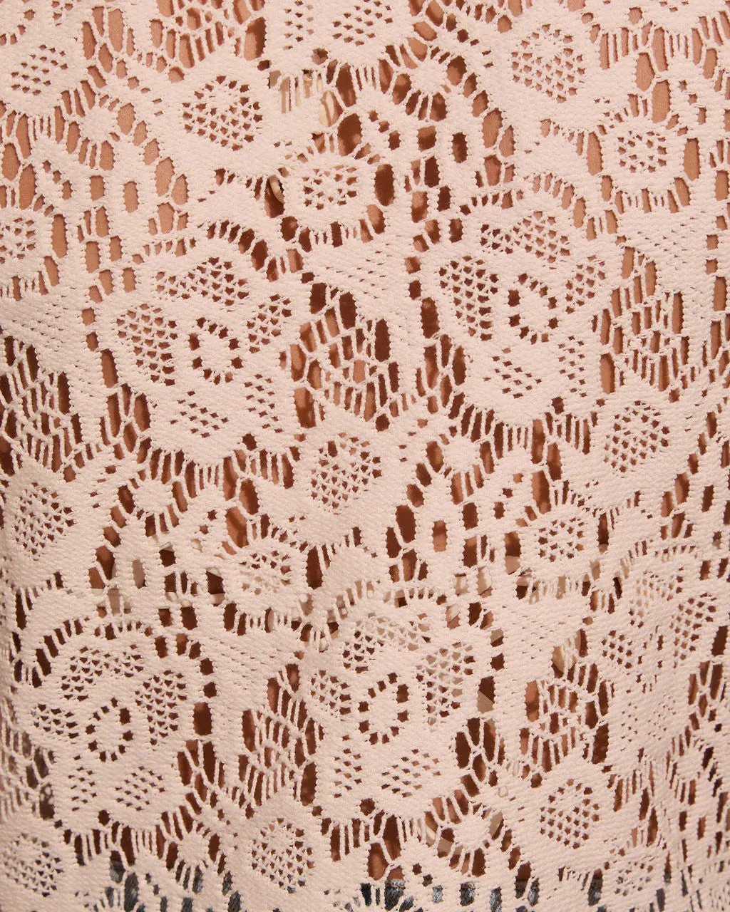 Coastline Crochet Lace Tunic Top