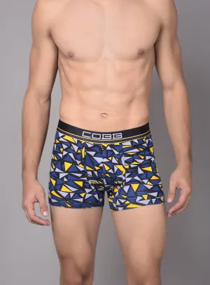 Cobb Mens Navy Blue Printed Premium Trunk