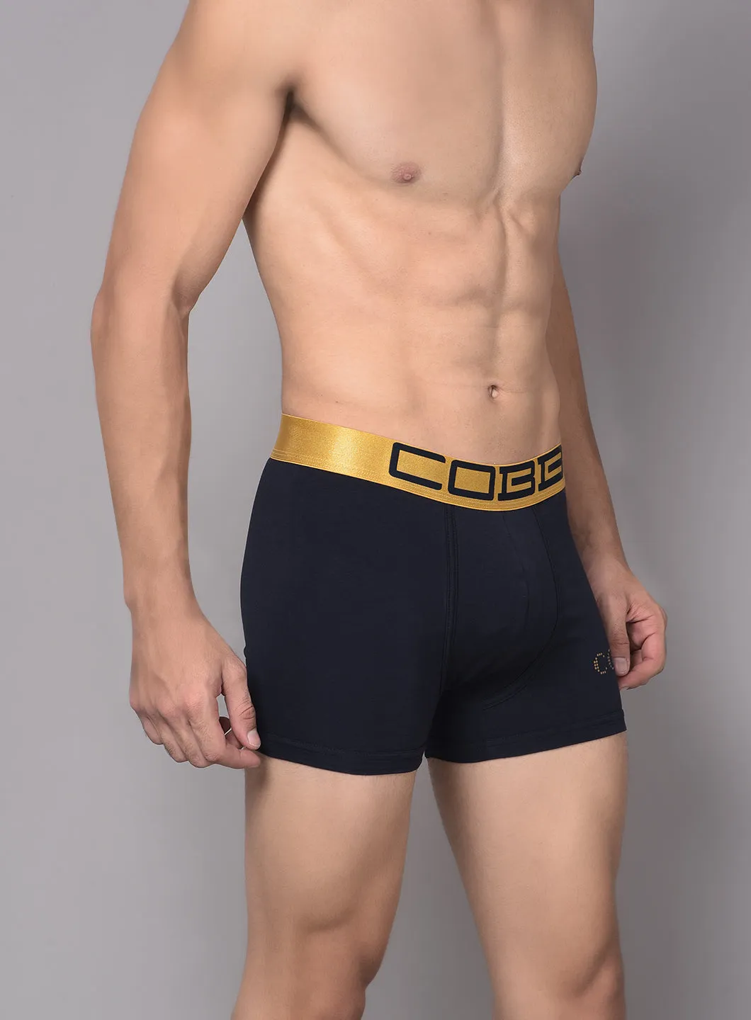 Cobb Mens Navy Blue Solid Premium Trunk