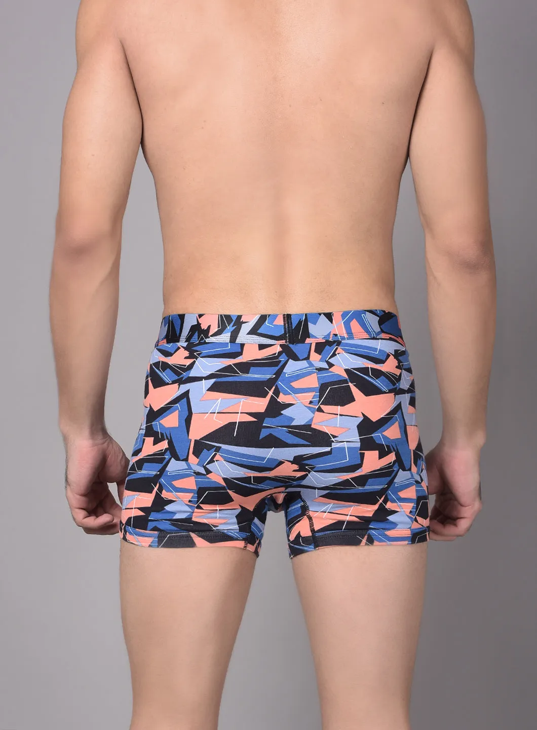 Cobb Mens Turquoise Printed Premium Trunk