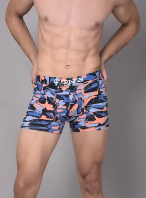 Cobb Mens Turquoise Printed Premium Trunk