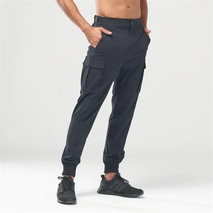 Code Smart Cargo Trousers - Síðbuxur - Svartar