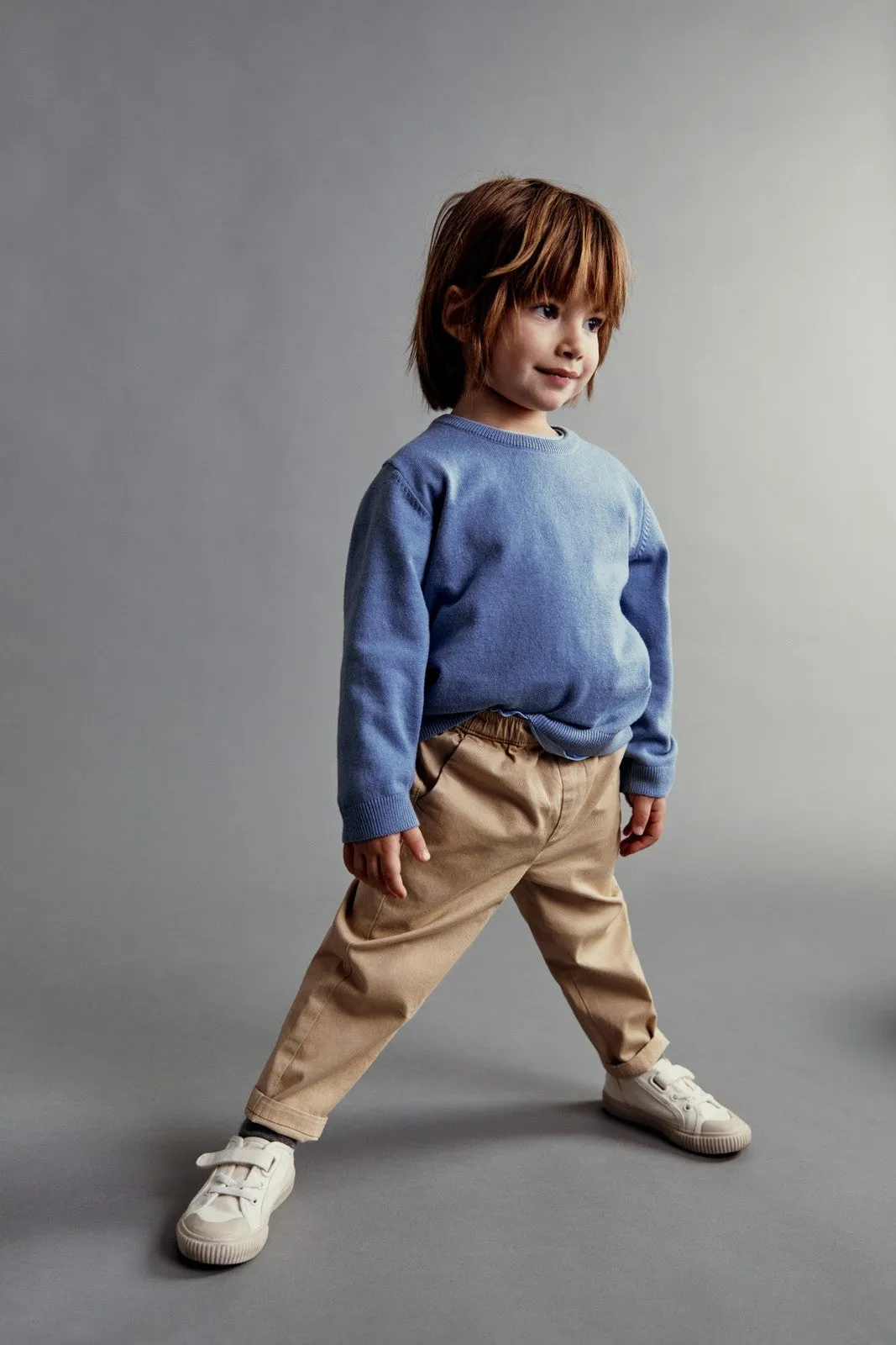Comfort-fit chino trousers - Camel