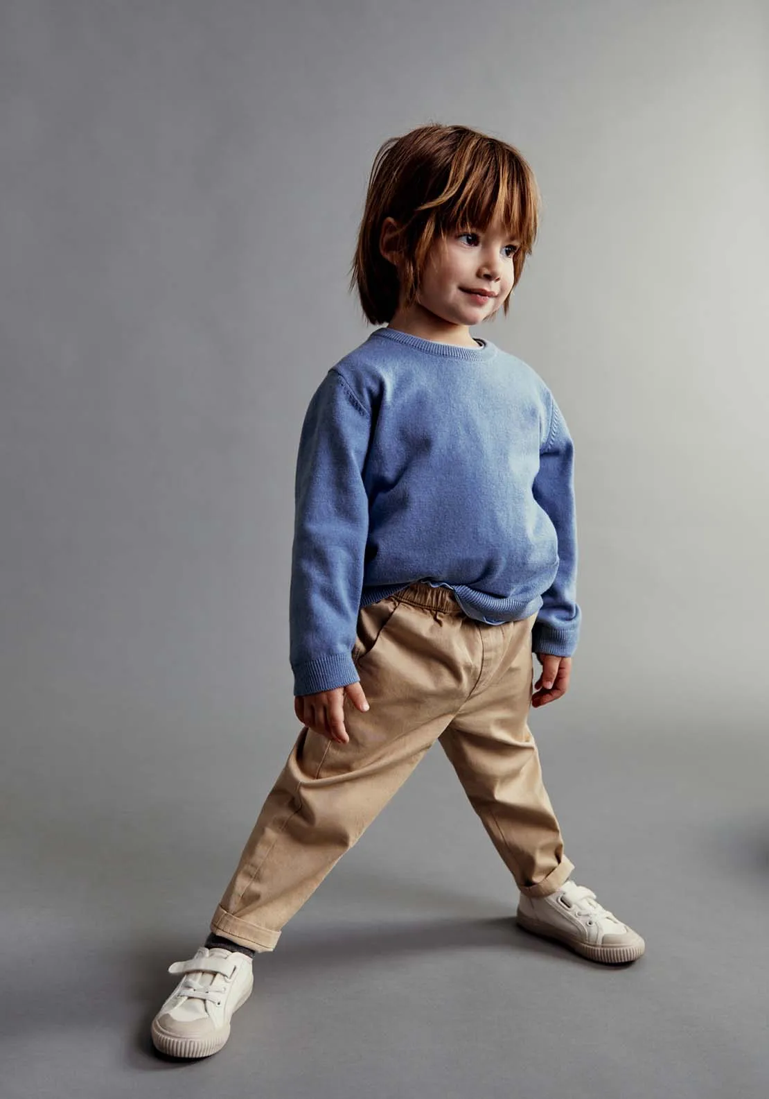 Comfort-fit chino trousers - Camel