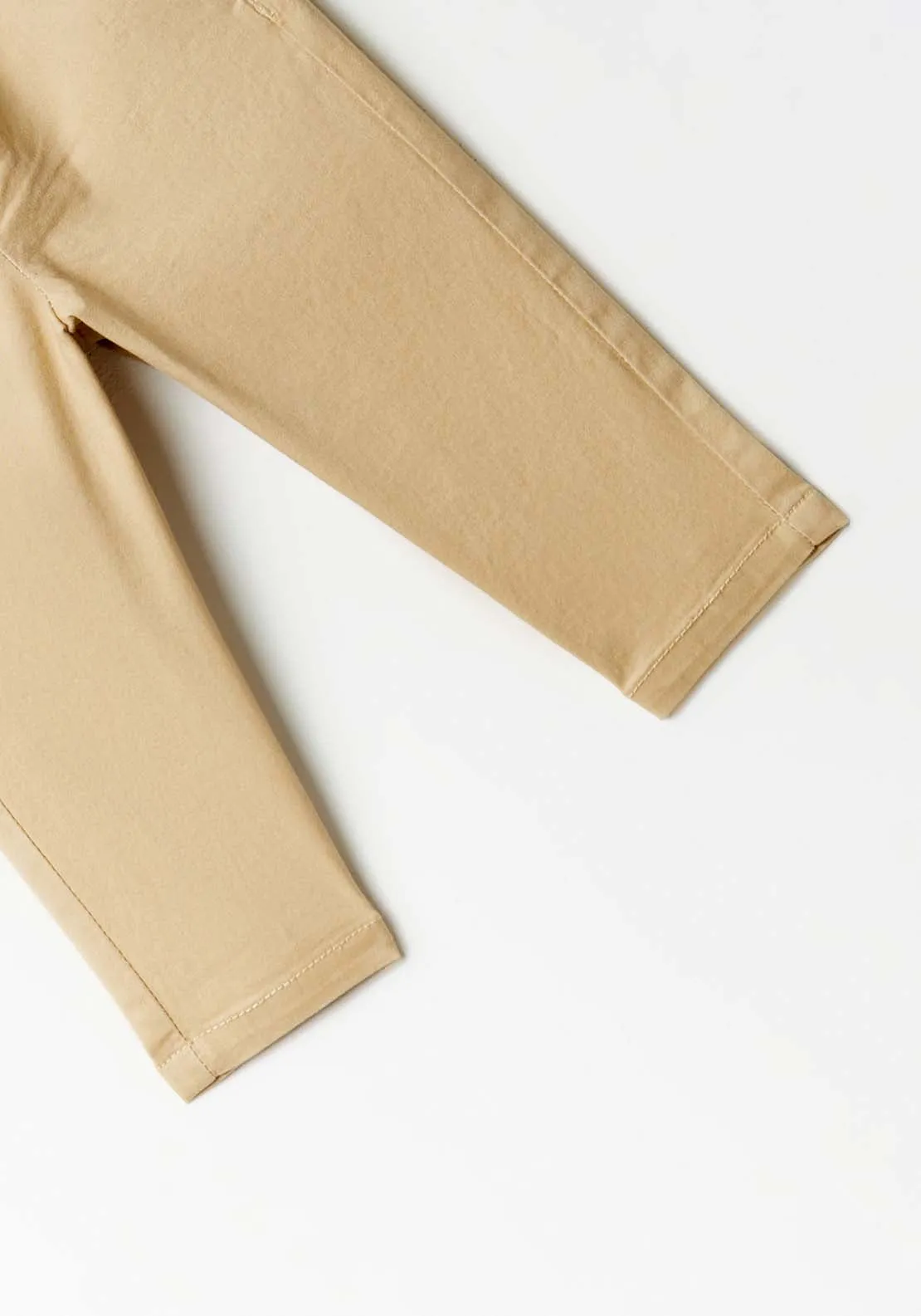 Comfort-fit chino trousers - Camel