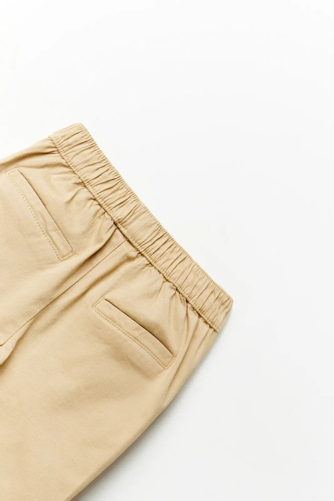 Comfort-fit chino trousers - Camel