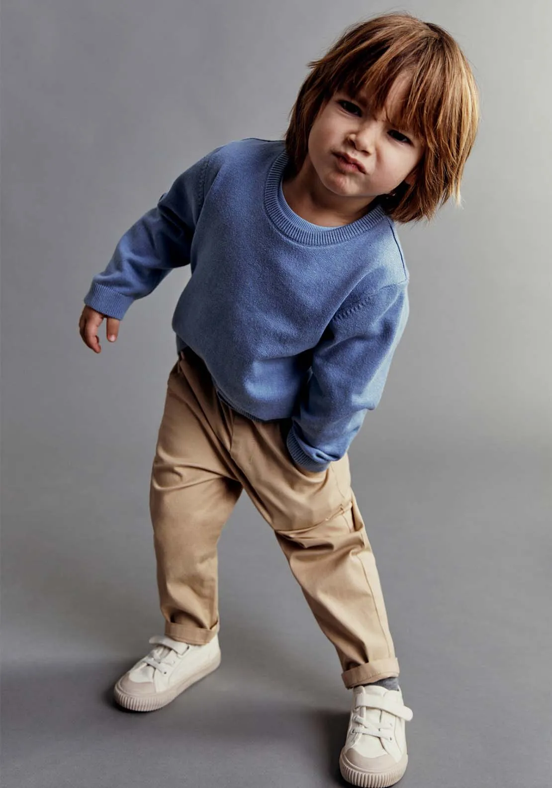 Comfort-fit chino trousers - Camel