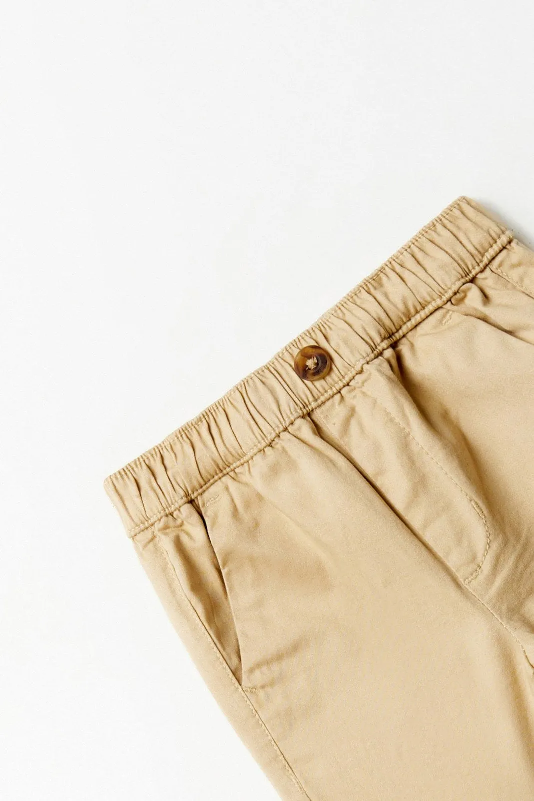 Comfort-fit chino trousers - Camel