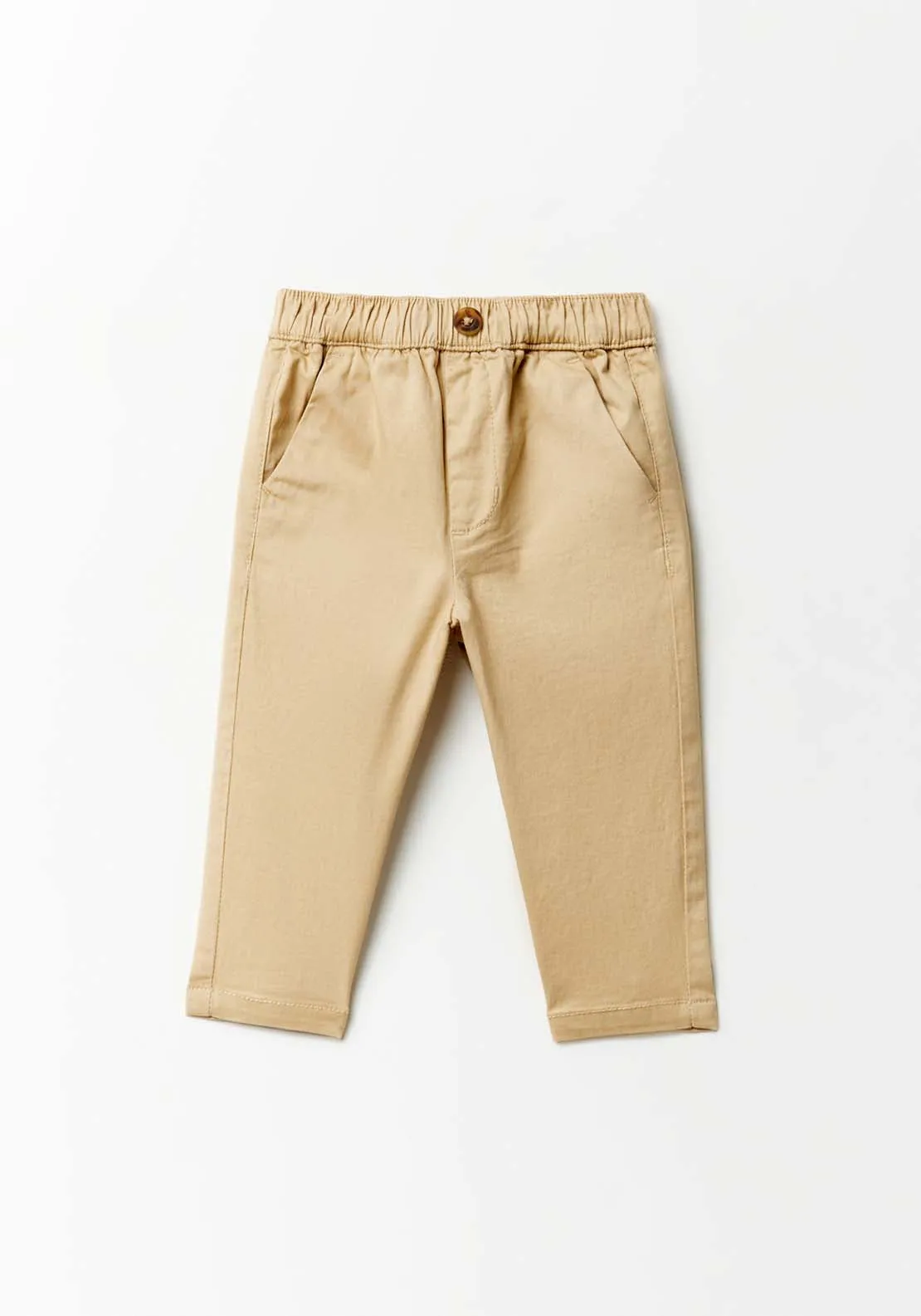 Comfort-fit chino trousers - Camel
