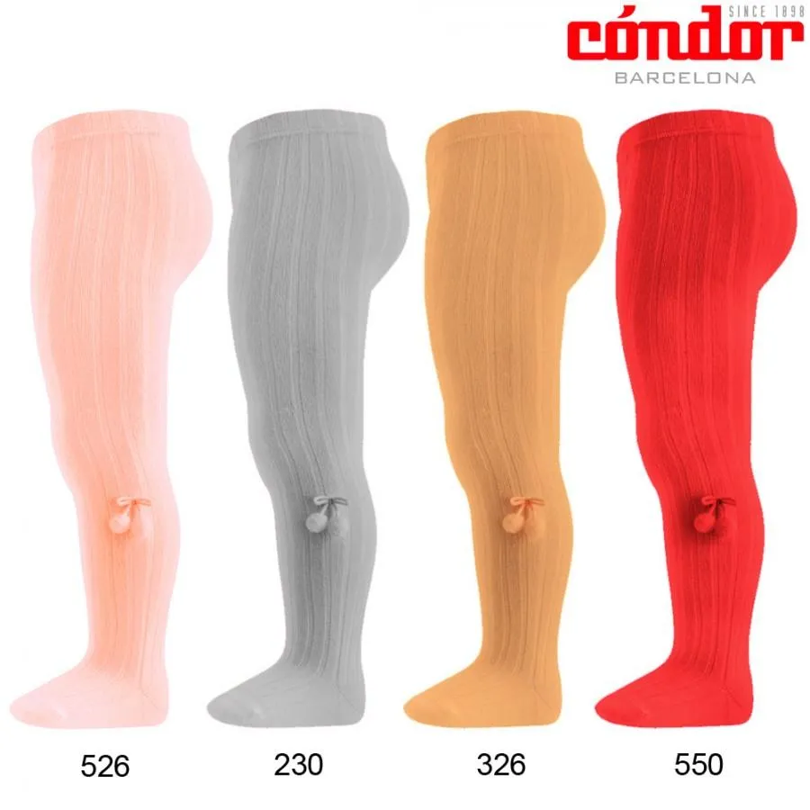 Condor Red Pom Pom Tights