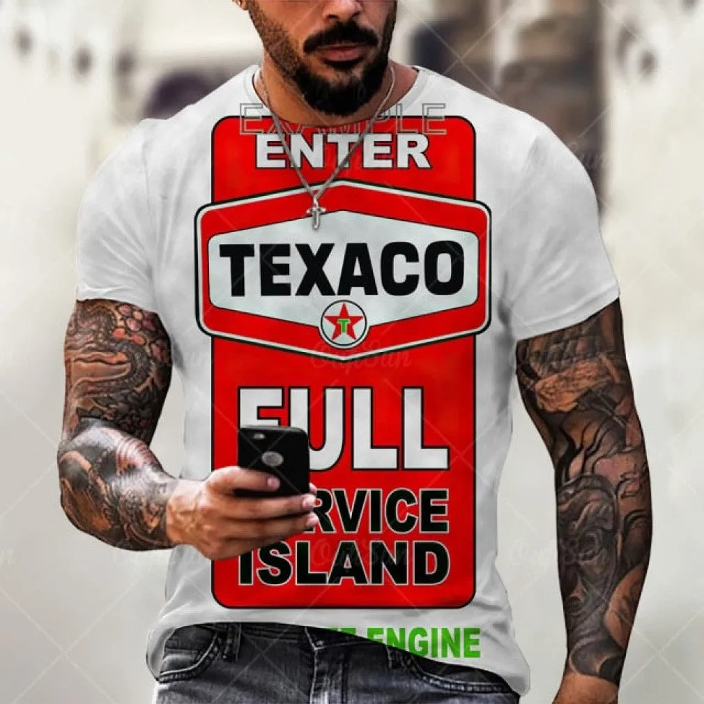 ContiNent 33 Men's T-Shirt Summer 3D Printing Short-Sleeved Oversized Short Sleeve Personality Fashion Stitching Pattern T-Shirts For Men