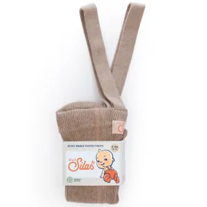 Cotton Footed Tights - Peanut Blend