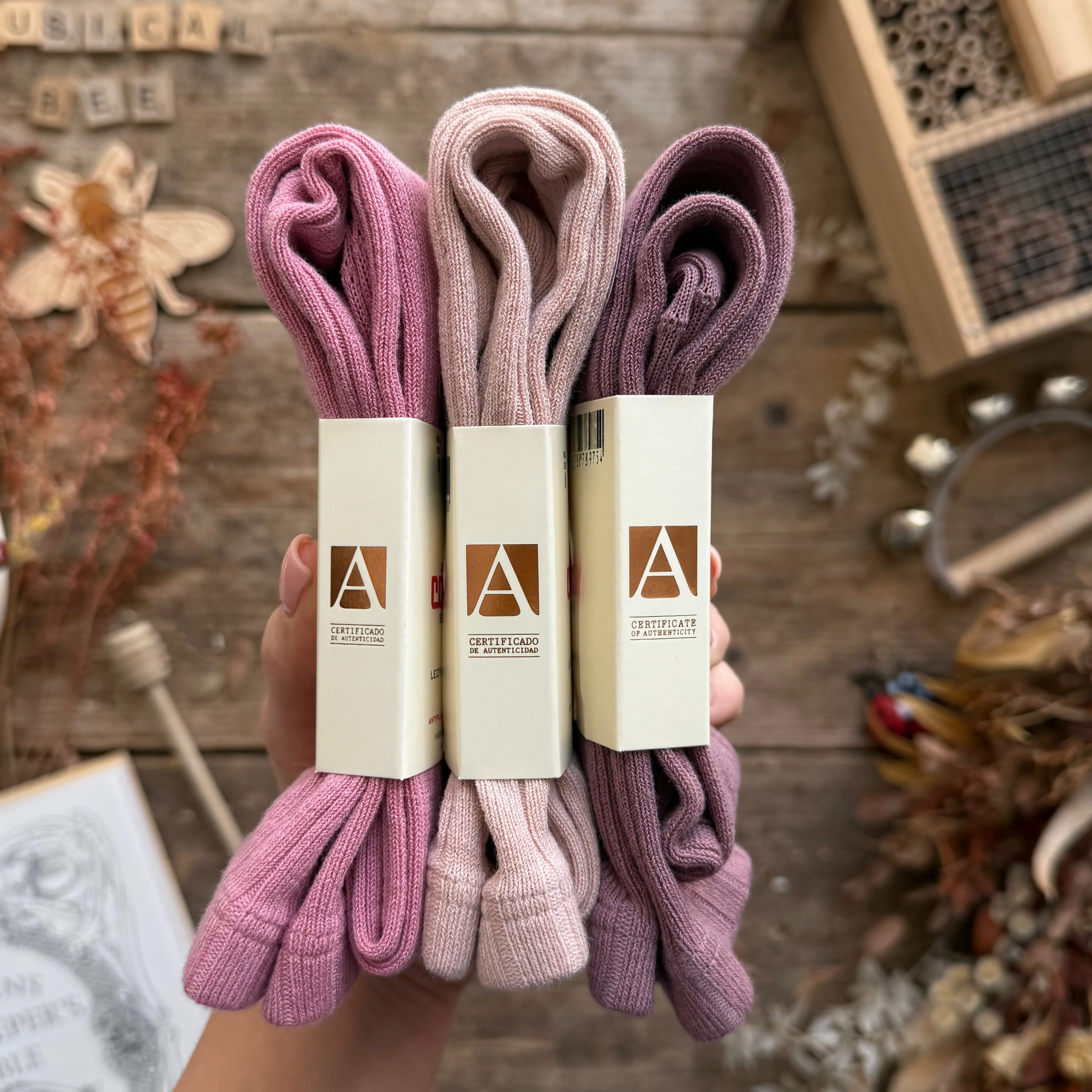 Cotton Rib Tights | Iris
