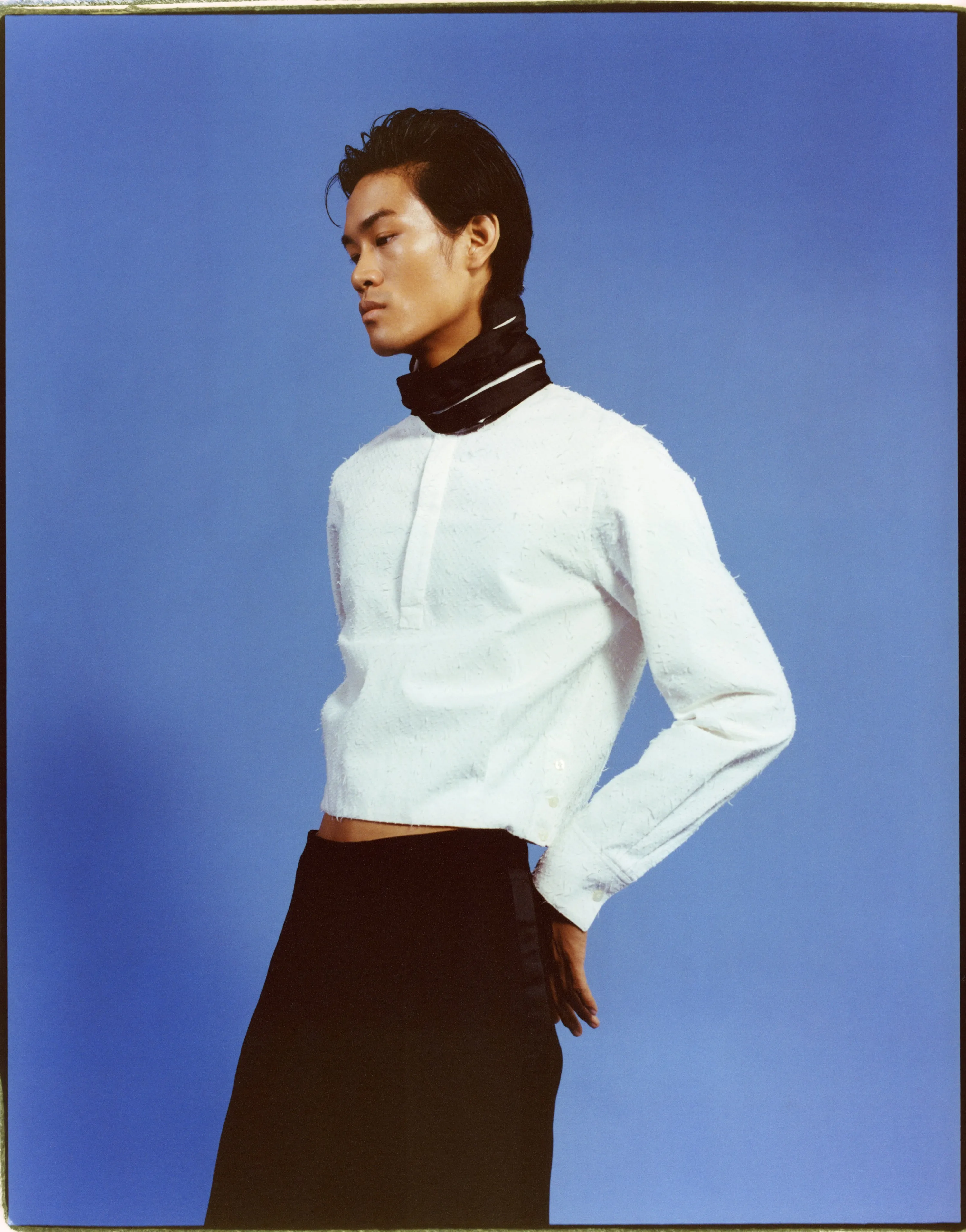 Crop Polo Shirt