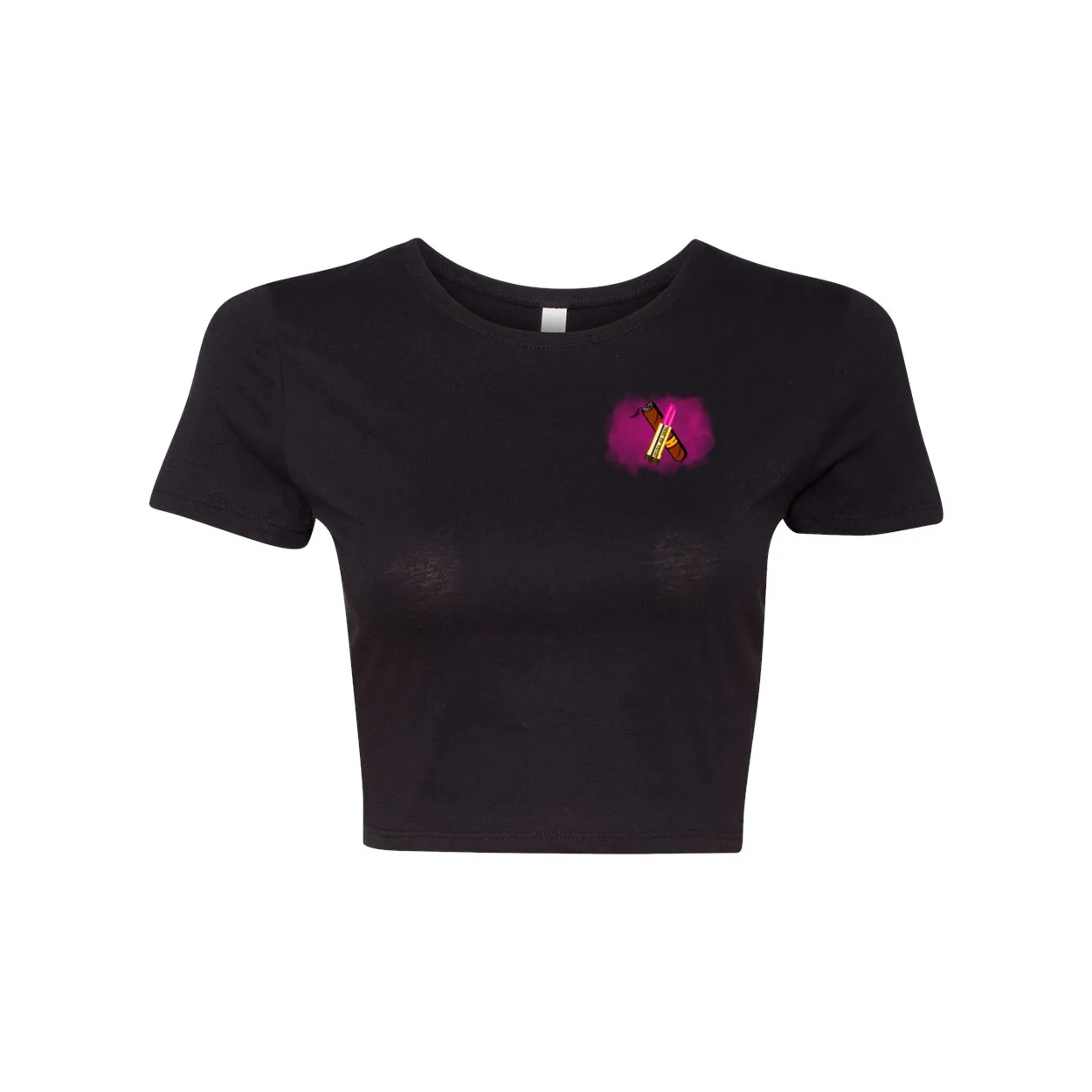 Crop Tee L&S PinkkFire