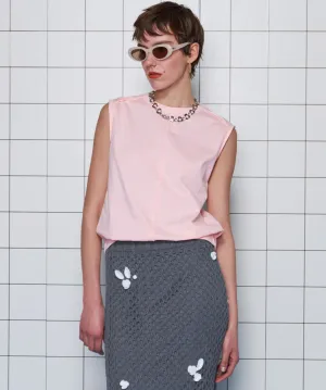 Cutoff Sleeveless Tops