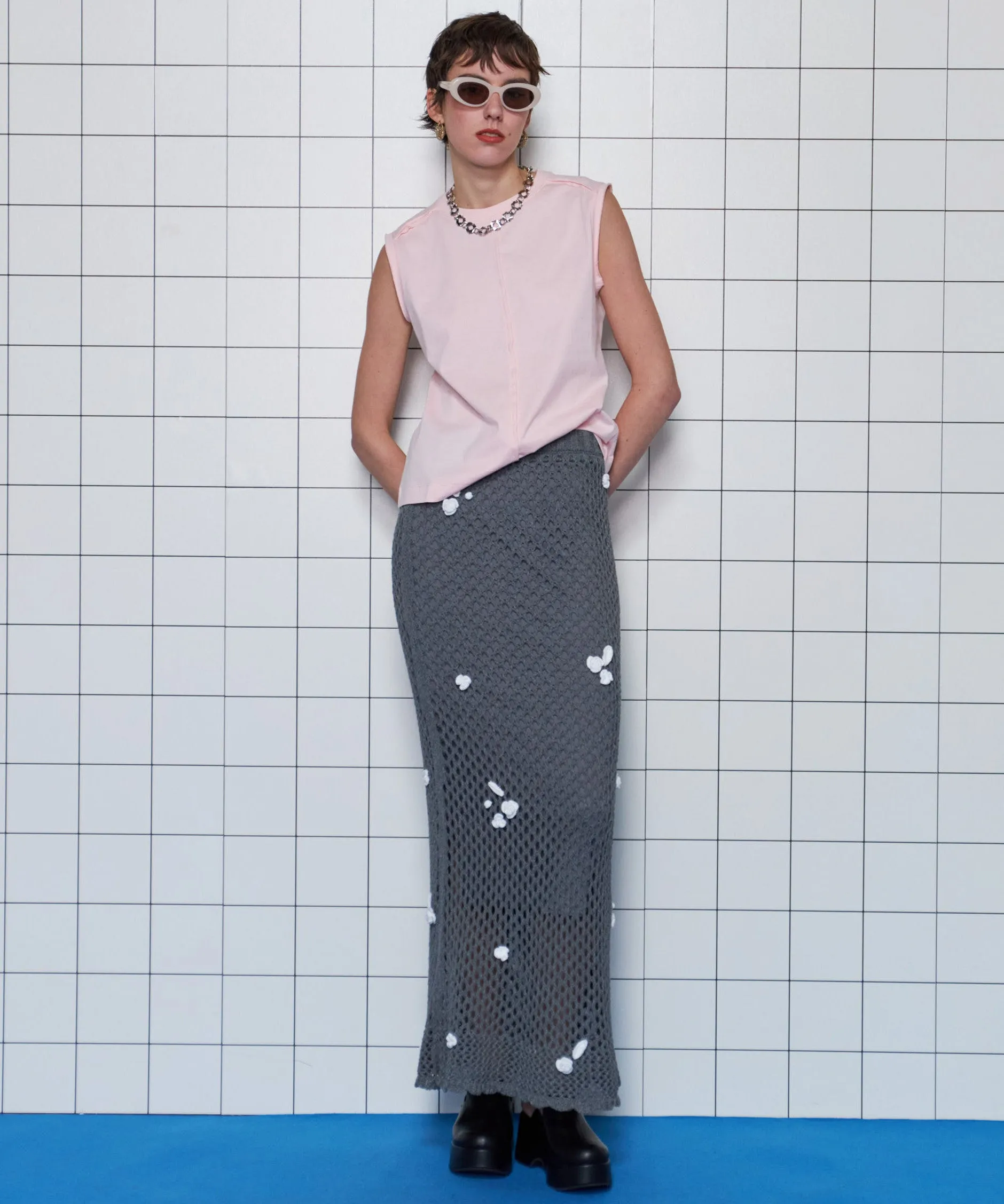 Cutoff Sleeveless Tops
