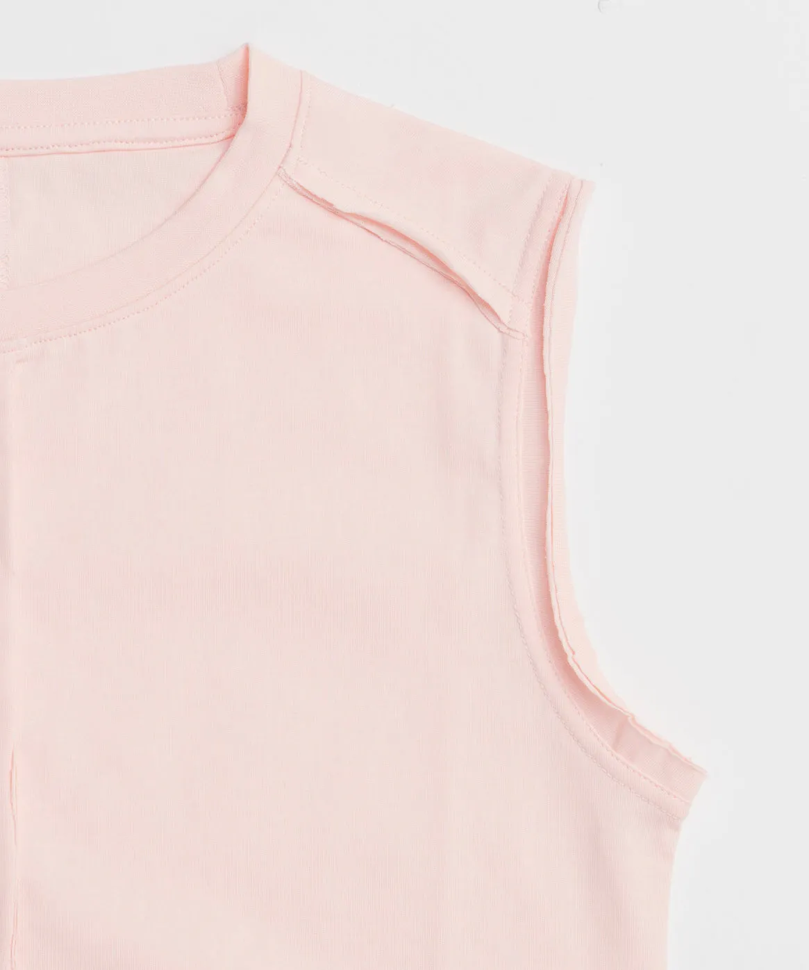 Cutoff Sleeveless Tops