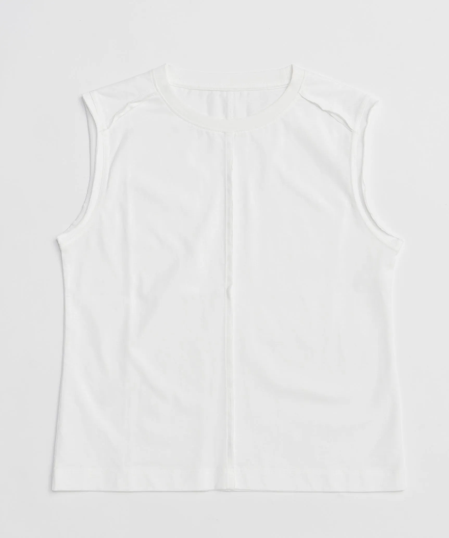 Cutoff Sleeveless Tops