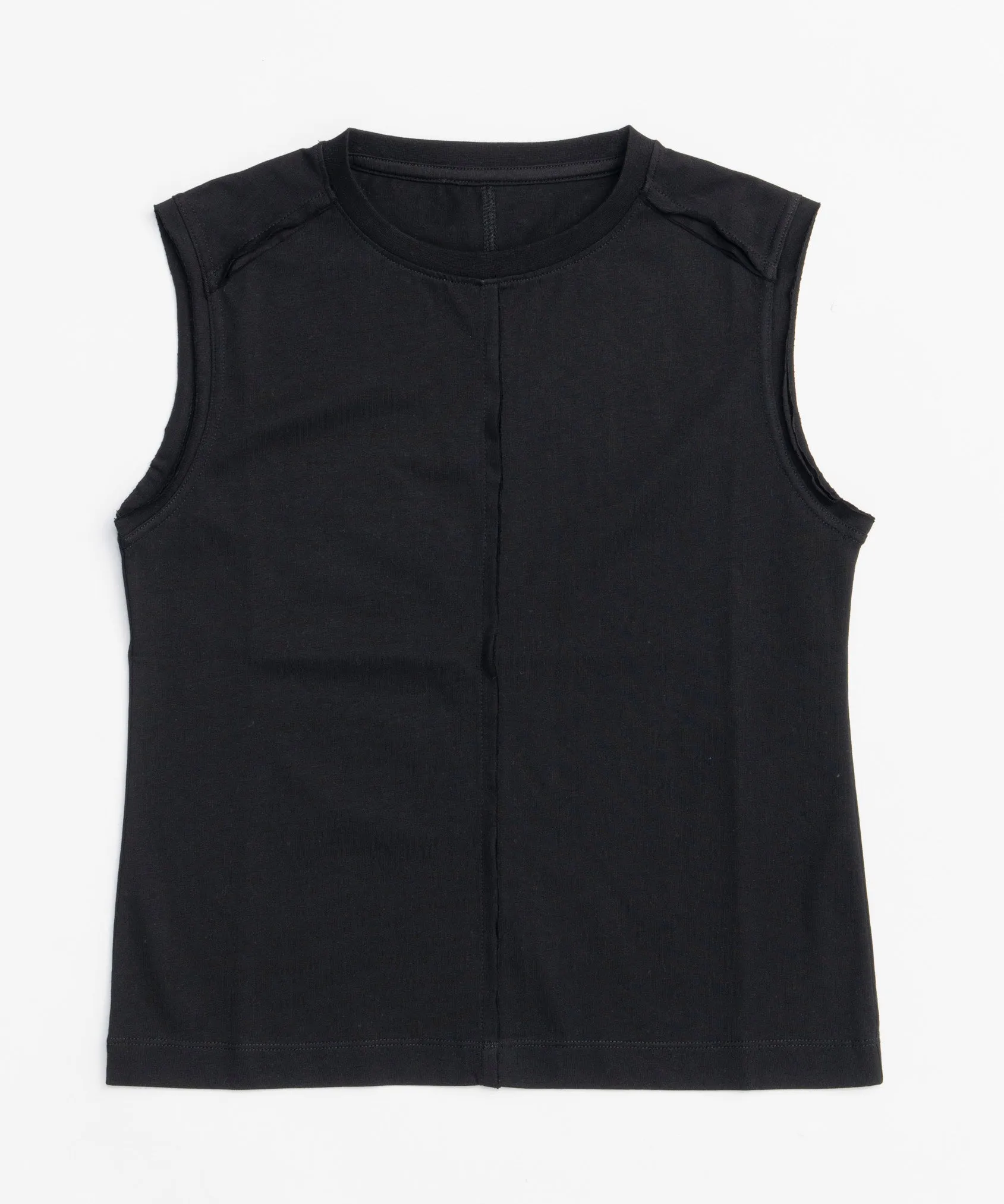 Cutoff Sleeveless Tops