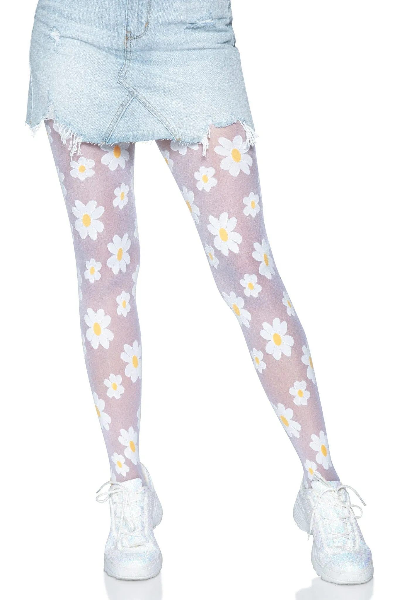 Daisy Nylon Sheer Tights