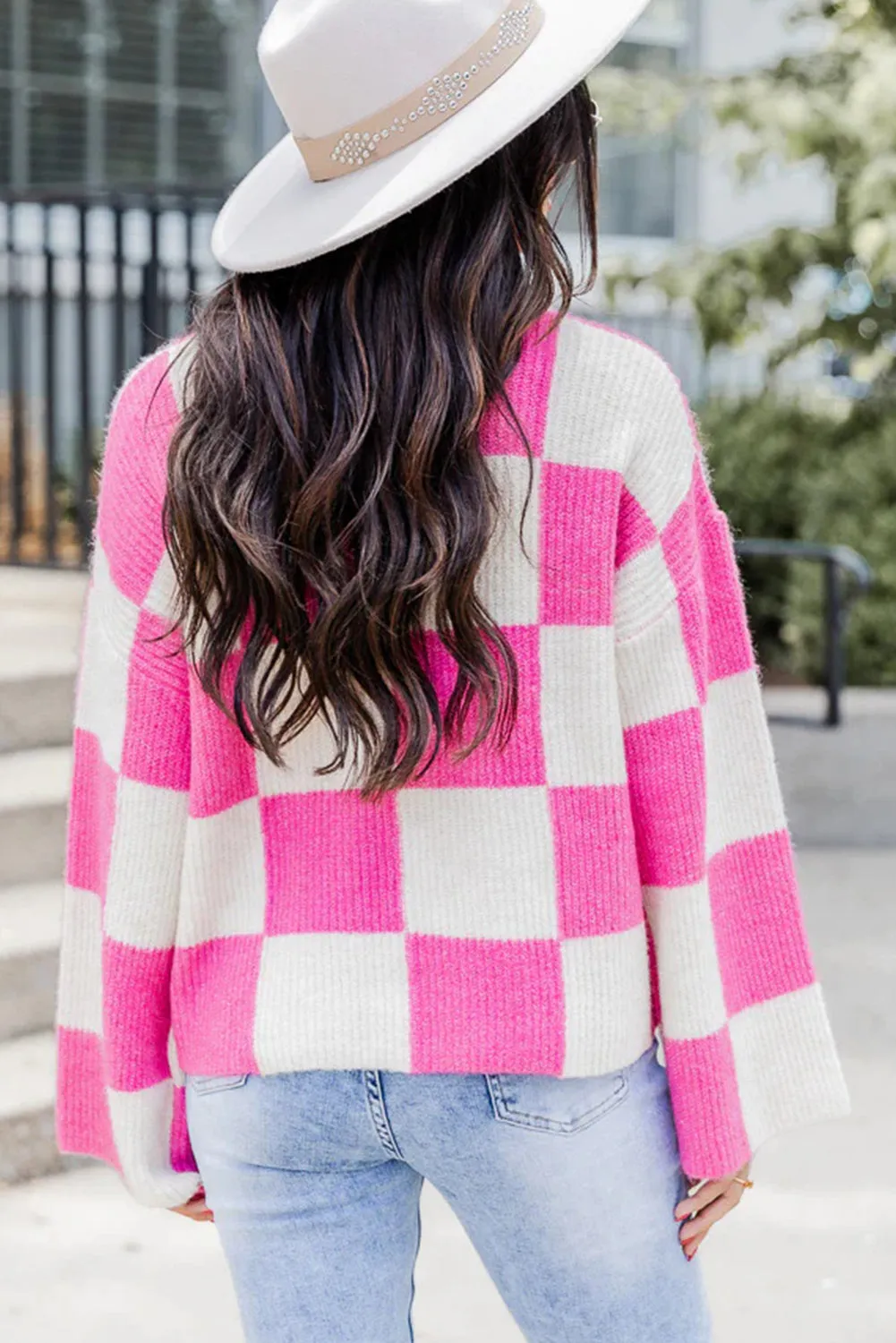 Dark Pink SWEATER