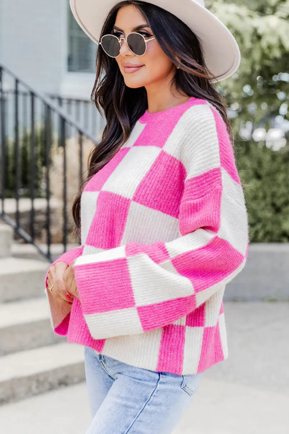 Dark Pink SWEATER