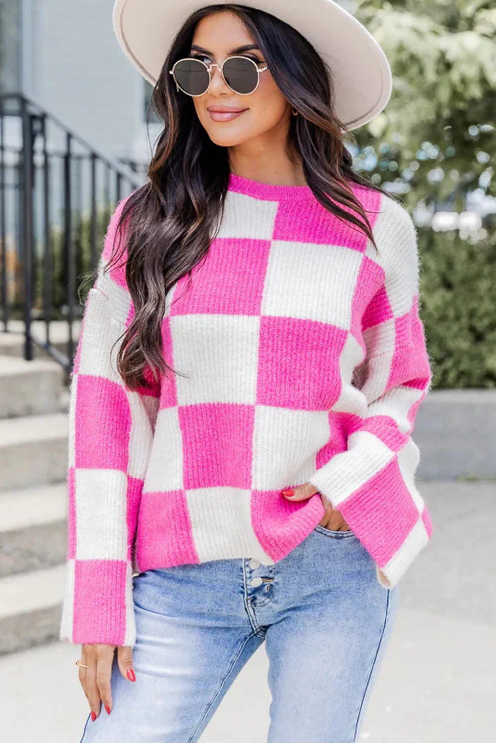 Dark Pink SWEATER