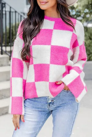 Dark Pink SWEATER